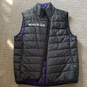 Nike Ravens Black Puffer Vest